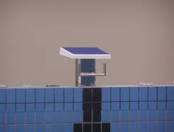 游泳池出發臺底座定位